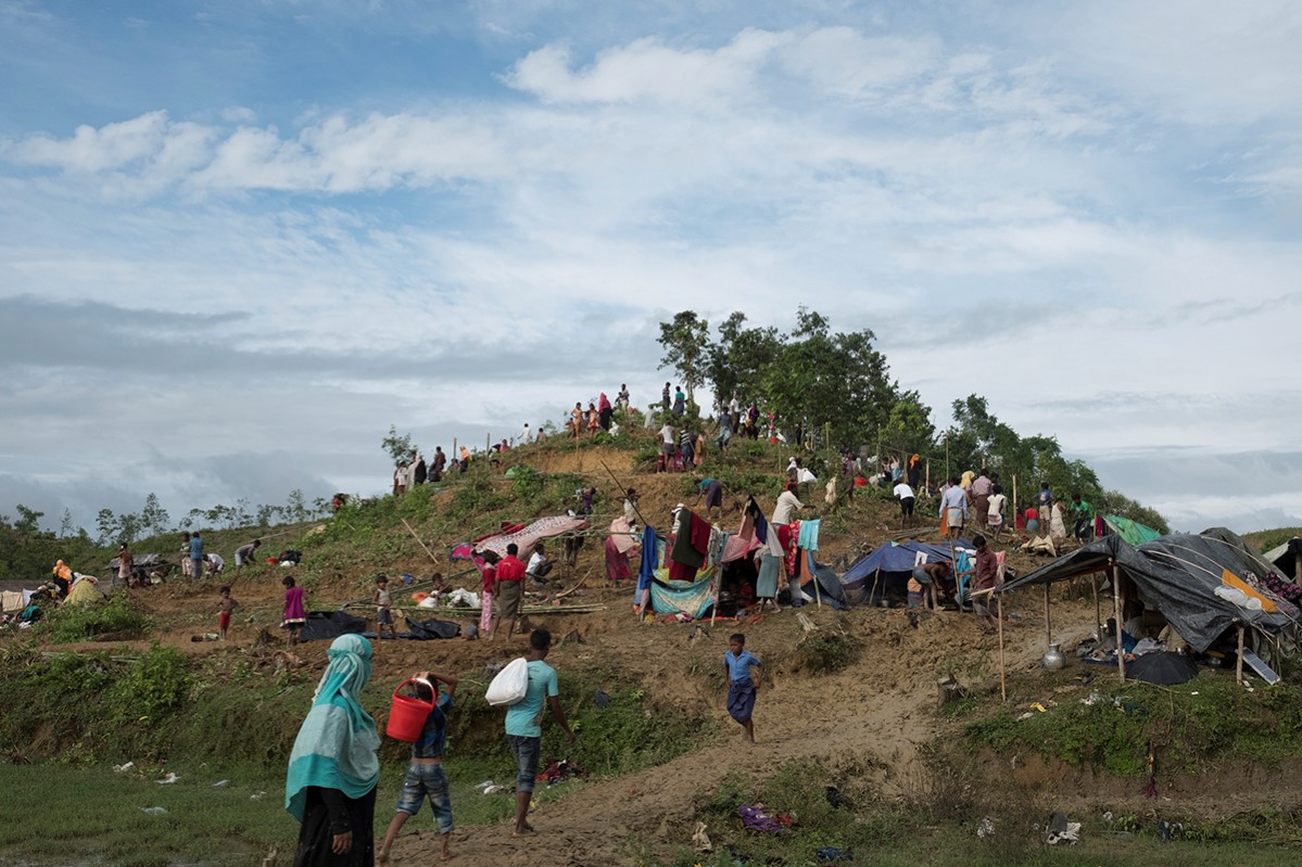 Bangladesh, Conflict, Fleeing, Group, Mud, Refugee, Violence, Water